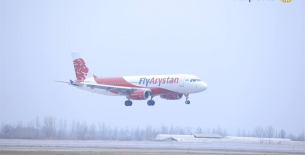 Қозоғистоннинг FlyArystan авиакомпанияси илк бор Наманганга парвозларни йўлга қўйди