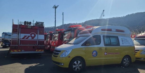 Южная Корея безвозмездно передала Узбекистану 8 пожарных и медицинских автомобилей