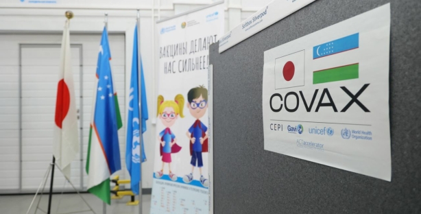 Япония Ўзбекистонга 200 минг дозадан ортиқ COVID-19 вакцинасини берди