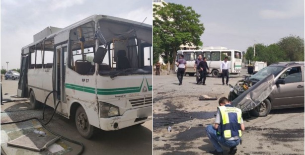 В ДТП с участием пассажирского автобуса и легкового автомобиля погибли 2 человека