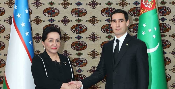 Танзила Нарбаева провела встречу с президентом Туркменистана Сердаром Бердымухамедовым