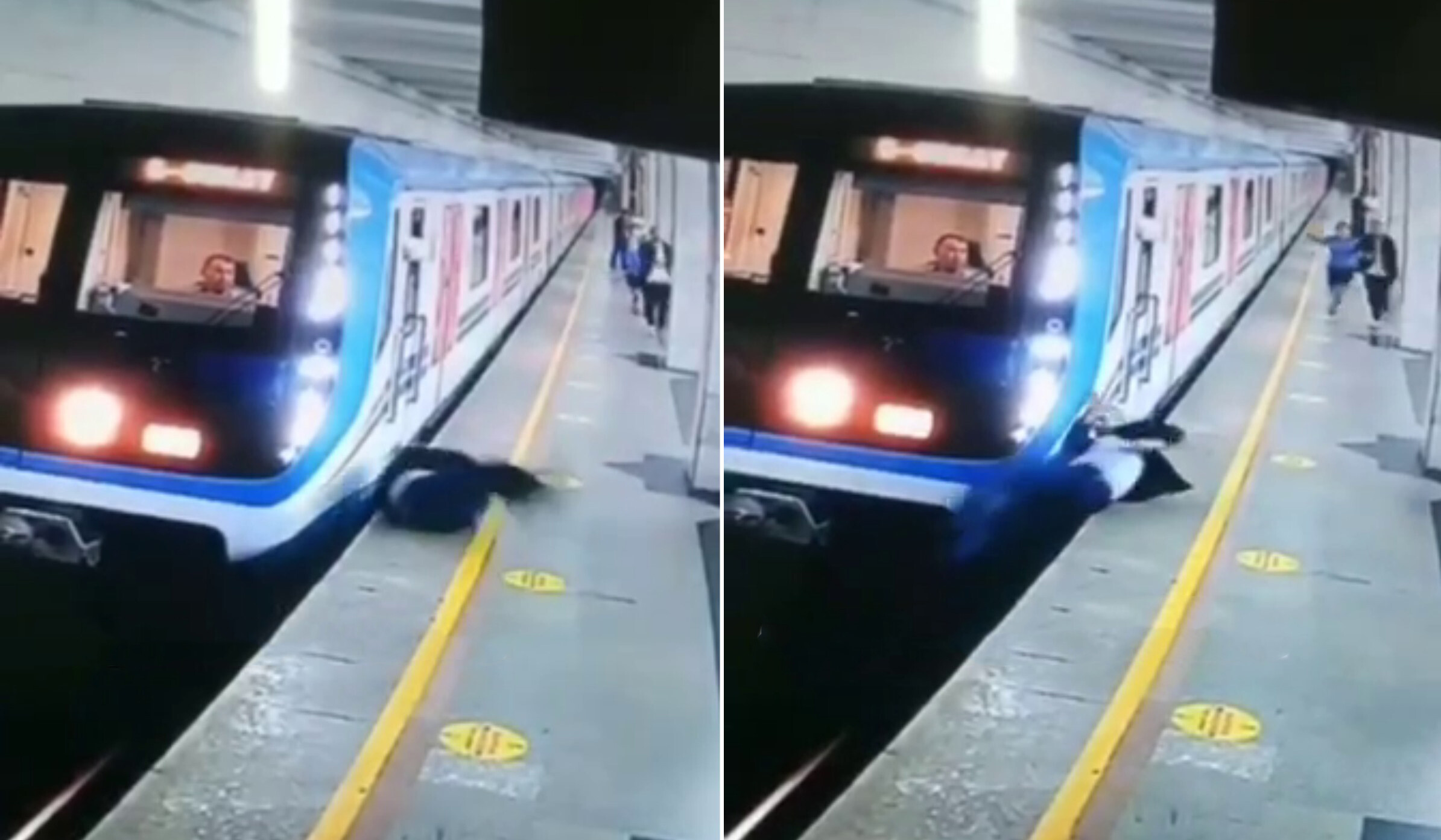 метро с рельс поезд