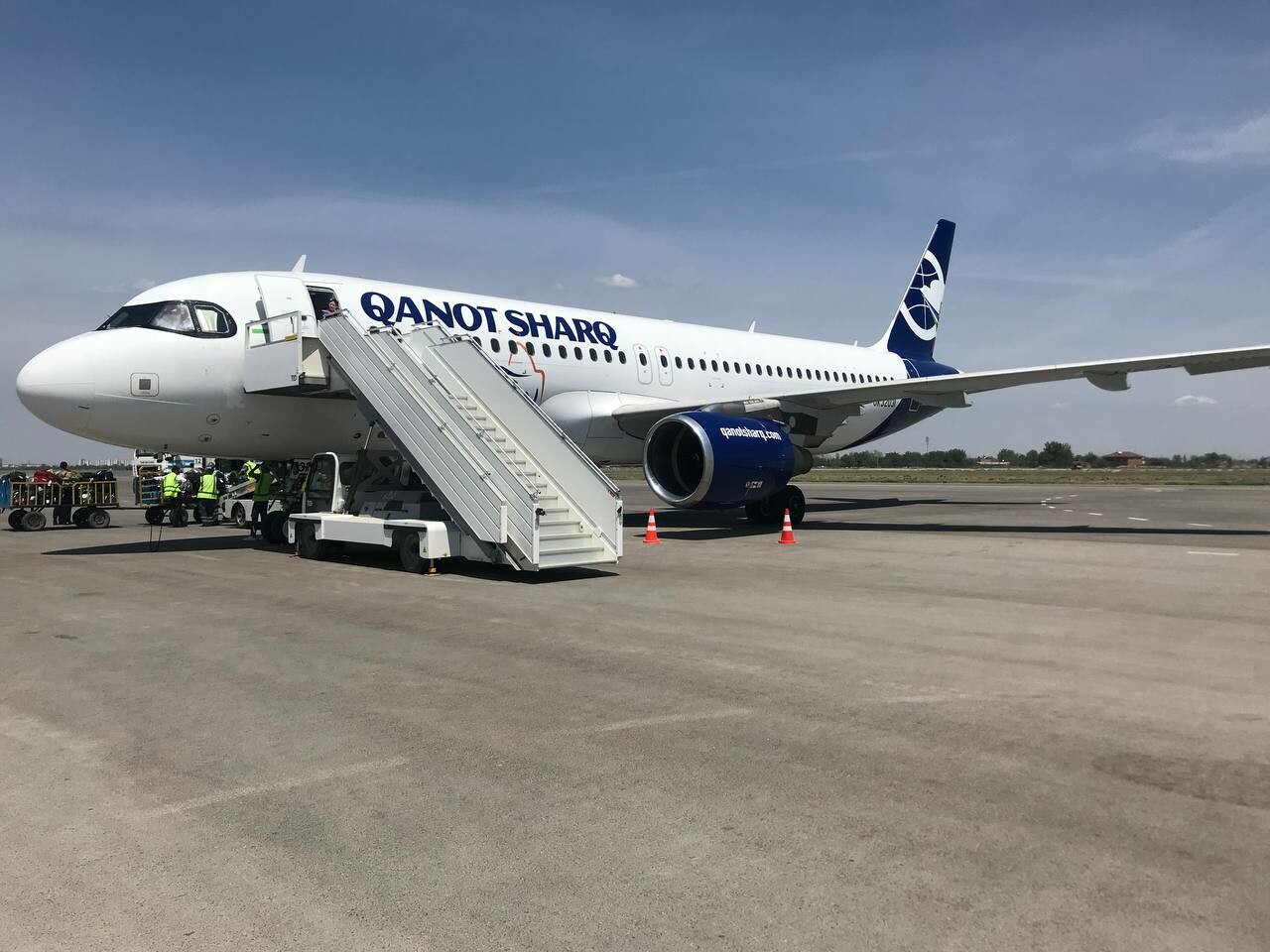 Первая частная авиакомпания Узбекистана Qanot Sharq начала выполнять рейсы между Самаркандом и Москвой