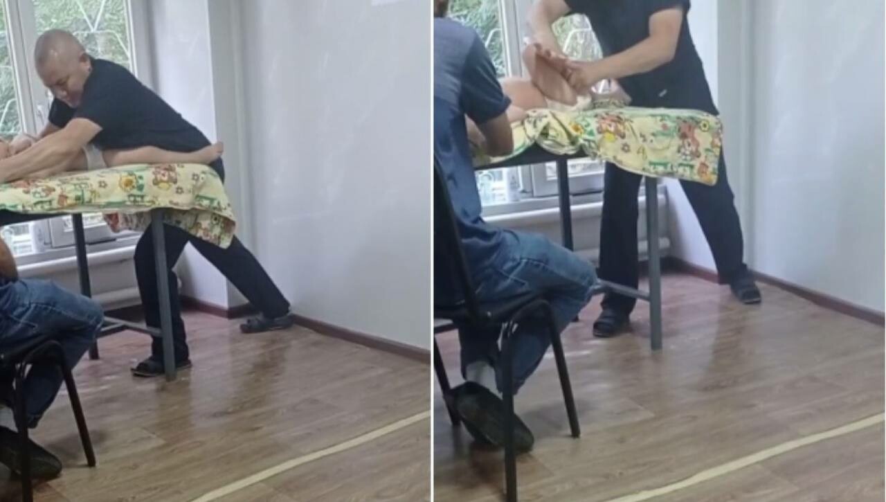 В Ташкенте мужчина без квалификации и диплома проводил грубый и болезненный массаж ребенку — видео