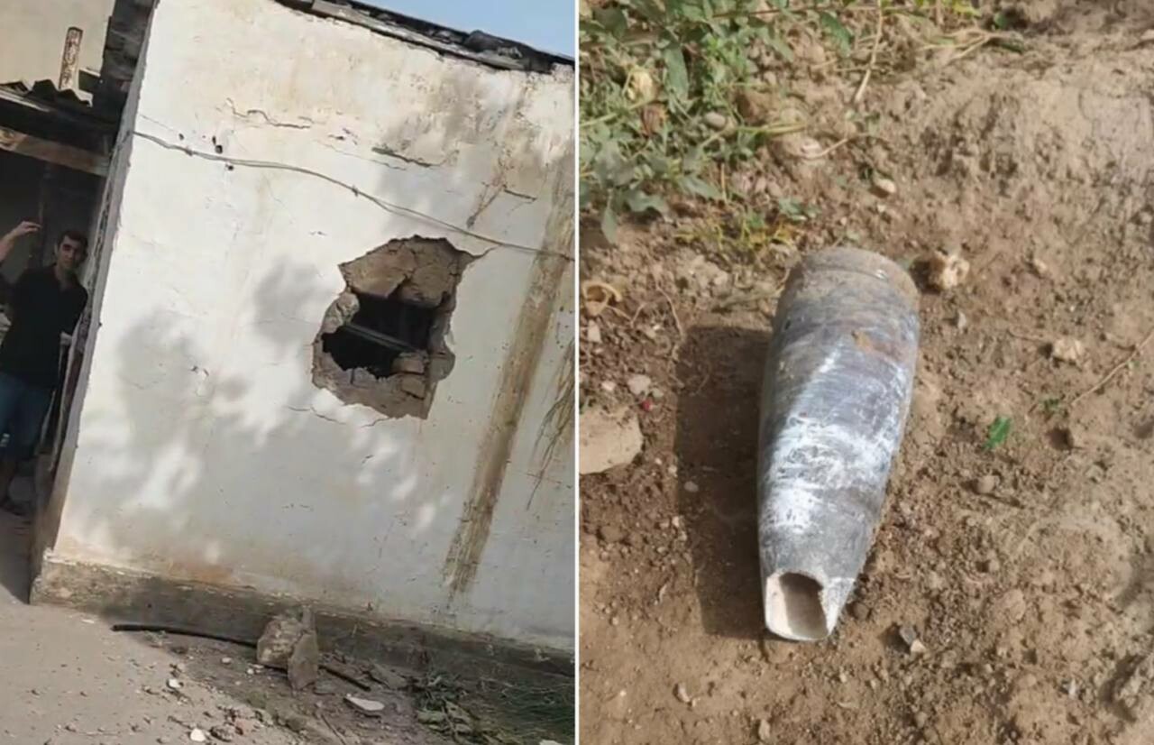 Одна из реактивных ракет из Афганистана попала в жилой дом в Термезе — видео