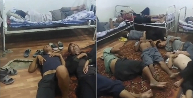 В Кашкадарье пациентов психдиспансера положили спать на пол — видео