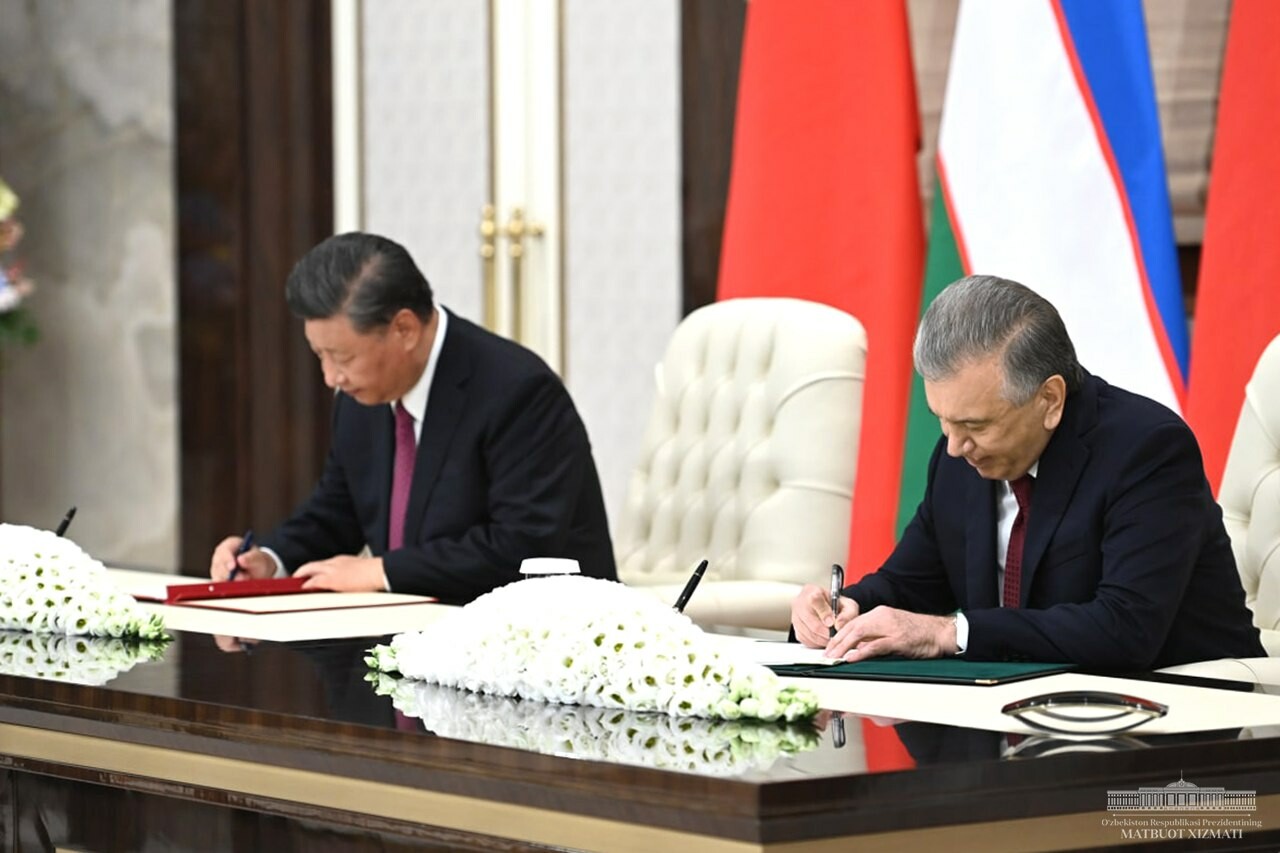 Какие документы подписали Узбекистан и Китай — список