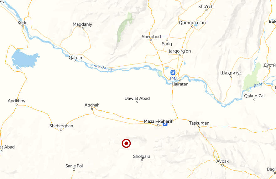 В Узбекистане второй раз за день ощущалось землетрясение с эпицентром в Афганистане