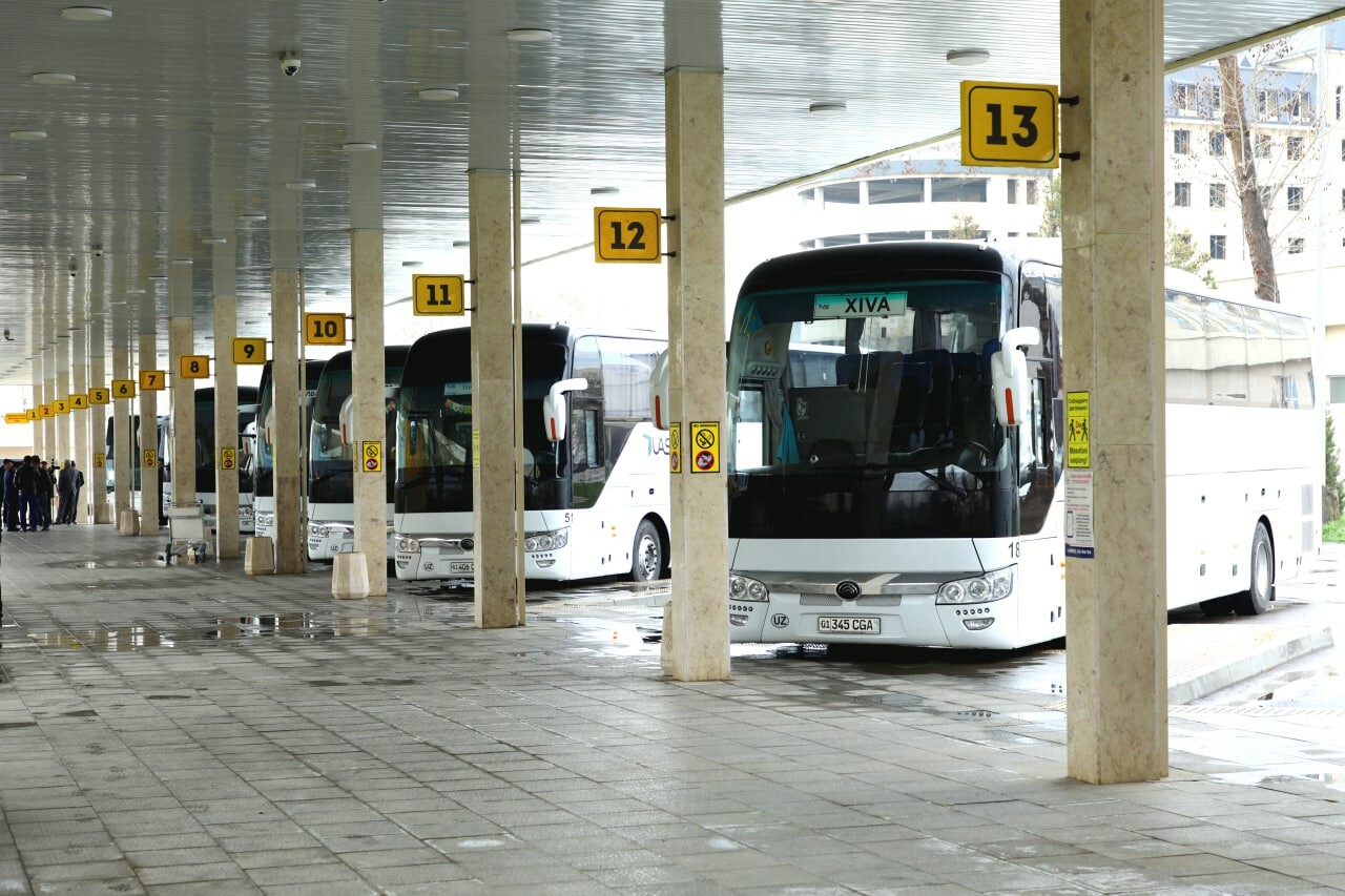 Рейсы всех междугородних автобусов с Ташкентского автовокзала временно отменены