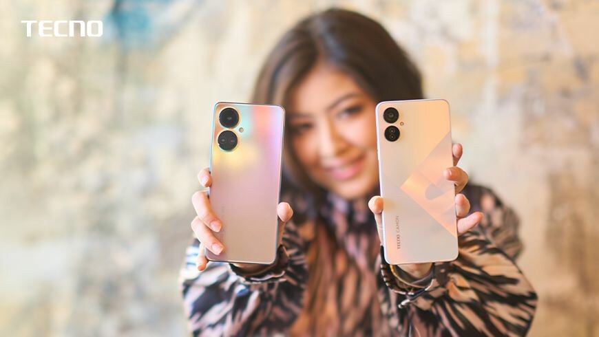 Tecno представила топ-5 своих смартфонов с различными наборами характеристик