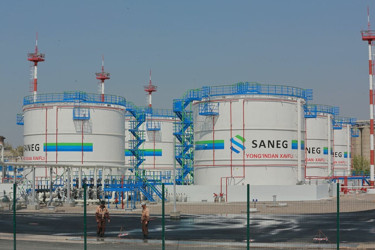 Введена в эксплуатацию новая нефтебаза, которая обеспечит бензином Ташкент и Ташкентскую область