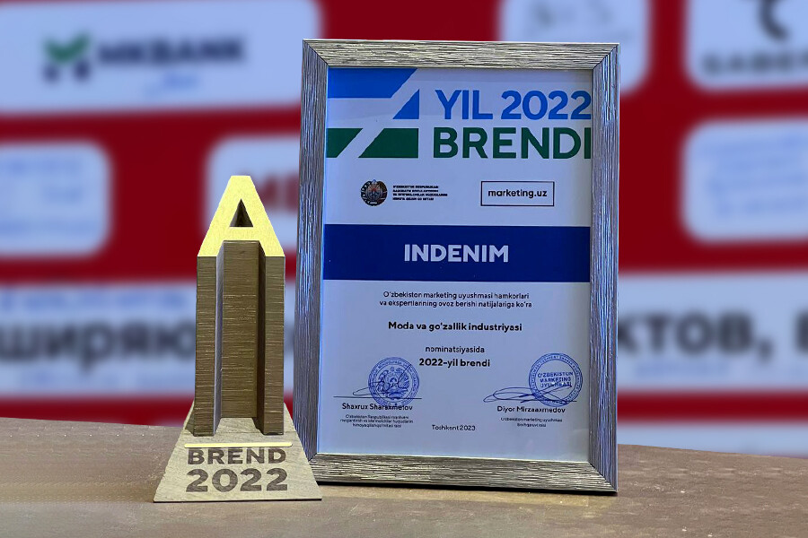 INDENIM – победитель премии «Бренд года 2022» в категории «Мода»