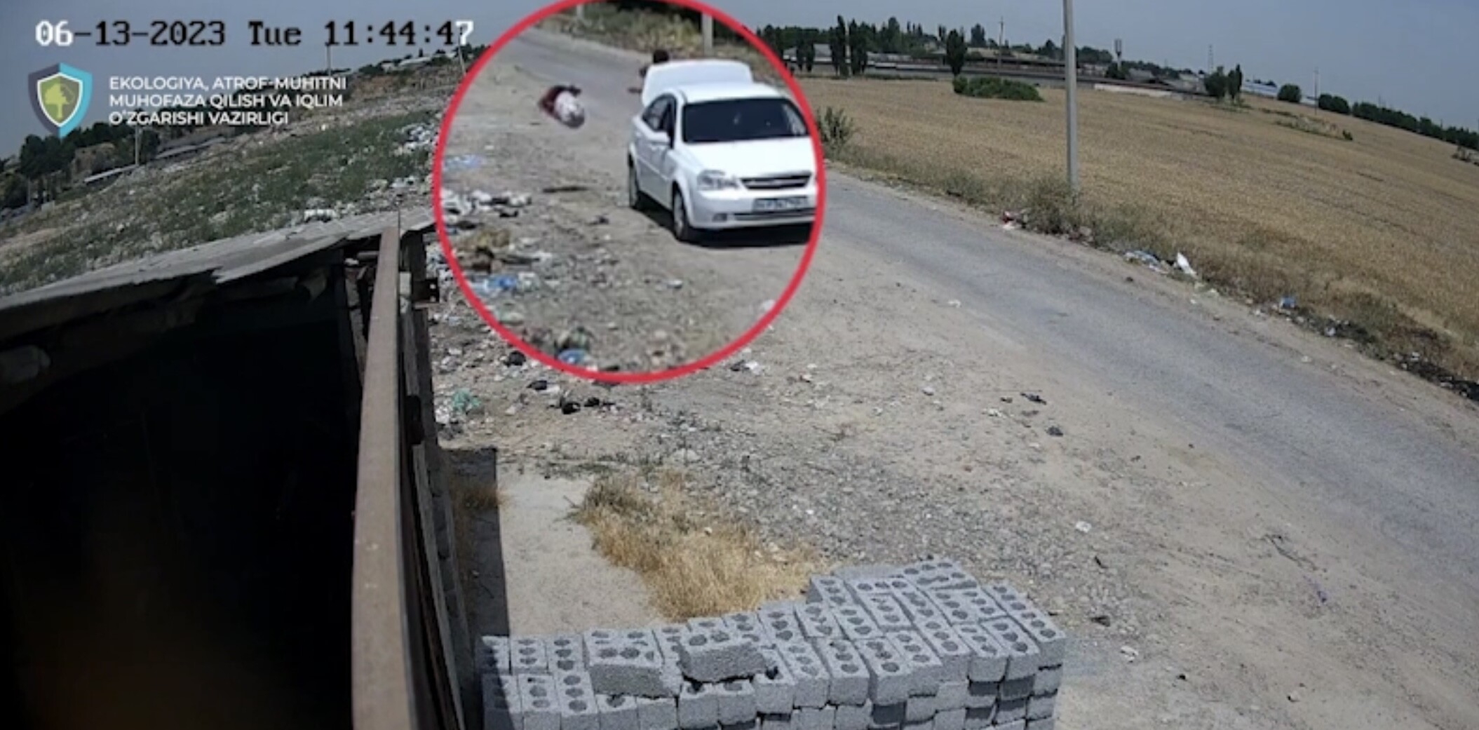 В Ташкенте начали устанавливать камеры для фиксации выбрасывания мусора в неустановленных местах