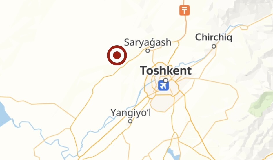 В Ташкенте ощущалось землетрясение с эпицентром в Казахстане