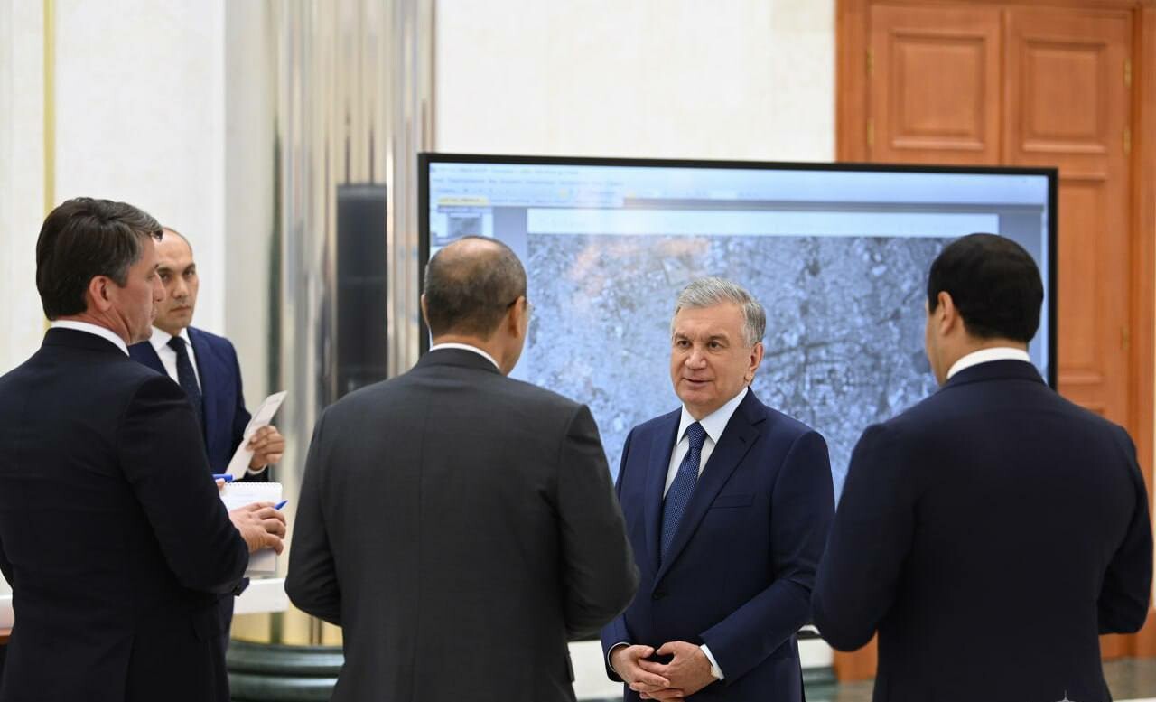 Президент ознакомился с ходом строительства Олимпийского городка и Нового Ташкента