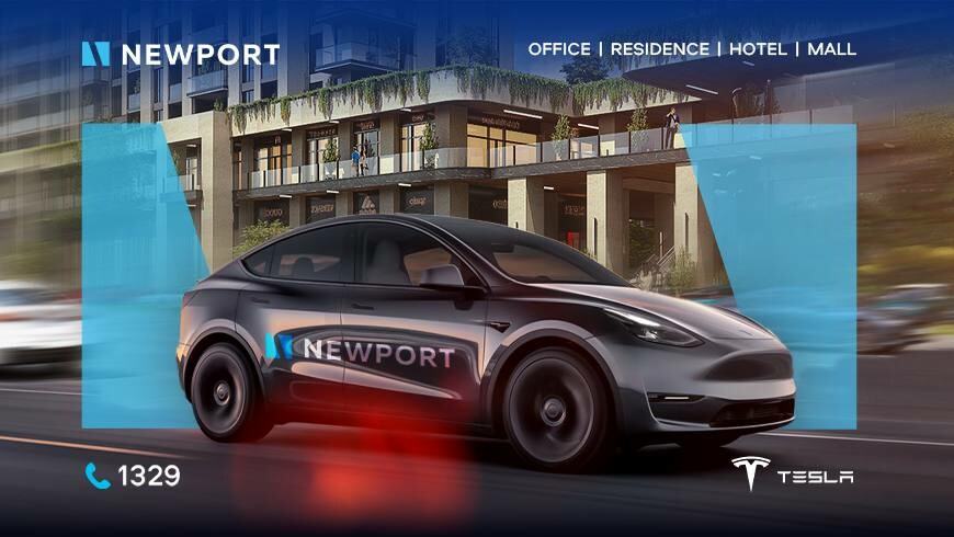 В честь своей первой годовщины – комплекс Newport объявляет розыгрыш Tesla и других призов