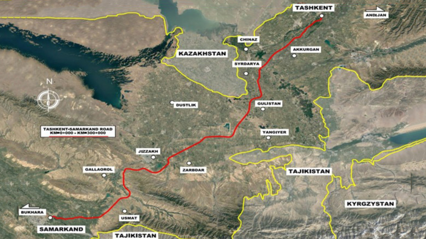 UzNews - Разработан проект строительства платной дороги Ташкент – Самарканд