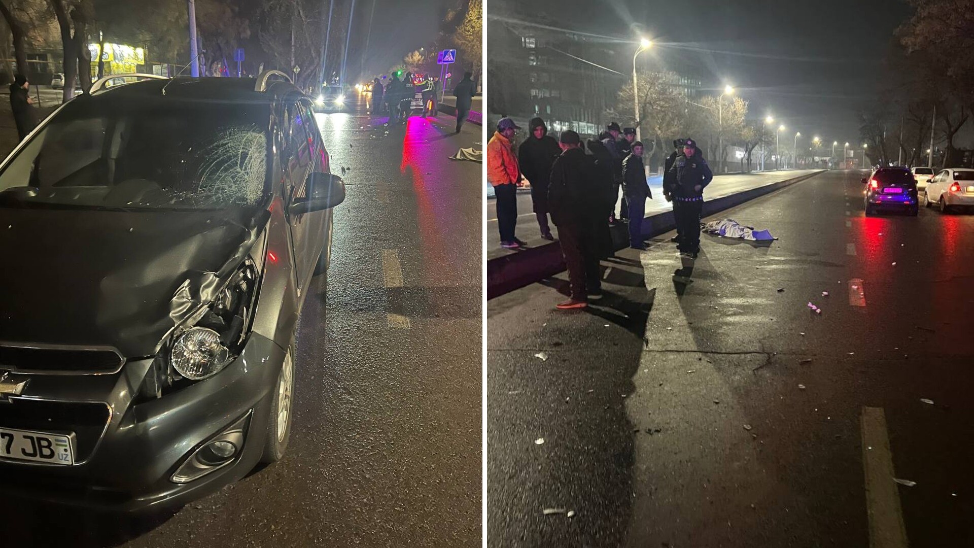 В Ташкенте 26-летний пешеход погиб под колесами Spark