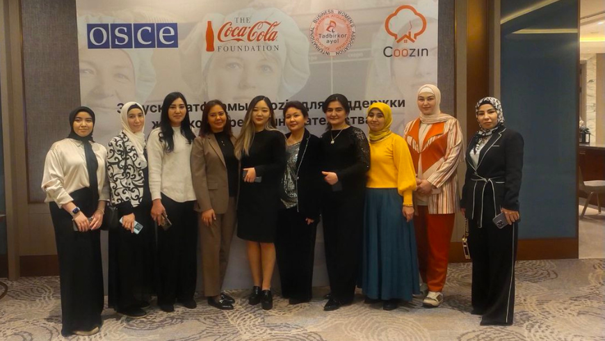 В Ташкенте состоялся запуск платформы Coozin для поддержки женского предпринимательства