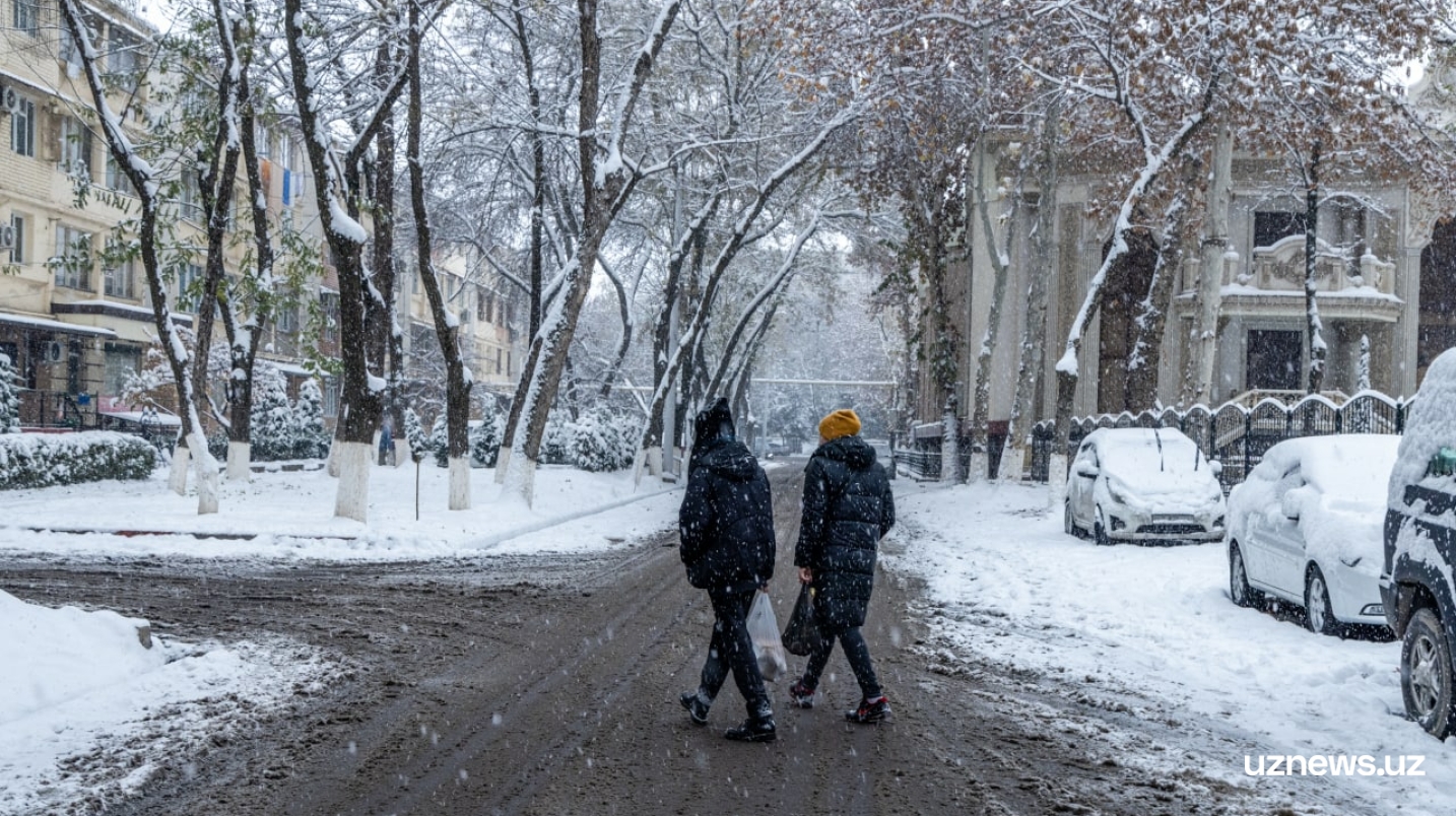 UzNews - В выходные по всей республике продолжатся дожди и снег