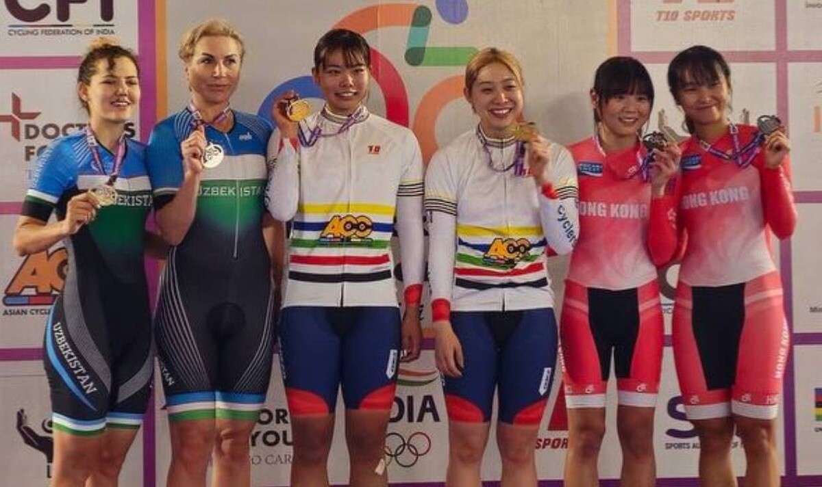 Сборная Узбекистана завоевала 6 медалей на чемпионате Азии по велоспорту