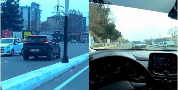 В Андижане к ответственности привлечен парень, ехавший по «встречке» на чужом авто — видео