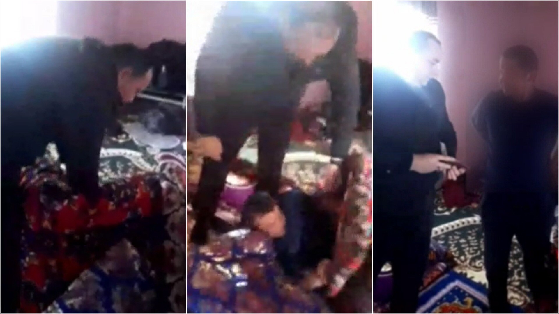 В Кашкадарье под курпачами обнаружили мужчину, скрывавшегося от уплаты алиментов — видео