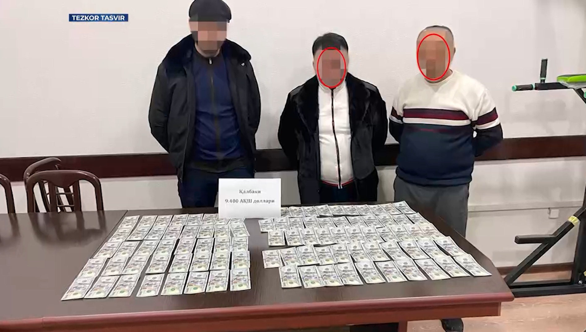В Намангане пресекли оборот почти 10 тыс. фальшивых долларов — видео