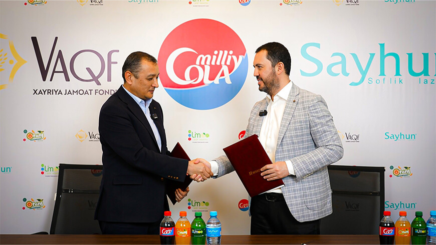 Milliy Cola и фонд «Вакф» подписали соглашение на месяц Рамадан
