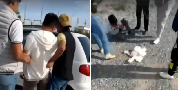 В Кашкадарье группа людей устроила самосуд над молодым человеком и избили его — видео