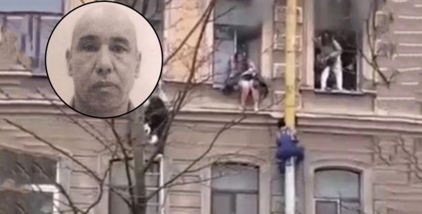 «Они так кричали! Я не мог стоять и смотреть»: в Петербурге дворник из Узбекистана забрался по стене на 3 этаж и спас людей из пожара — видео
