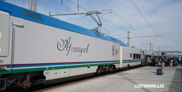 Запущены дополнительные поезда Afrosiyob между Ташкентом и Самаркандом