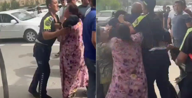 В Сурхандарье женщины оказали активное сопротивление инспектору ДПС — видео