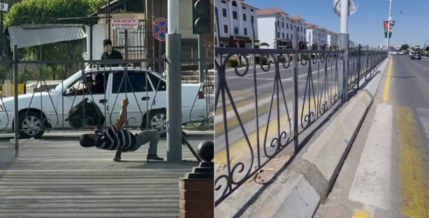 Переход в никуда: в Джизаке на пешеходном переходе установили ограждение